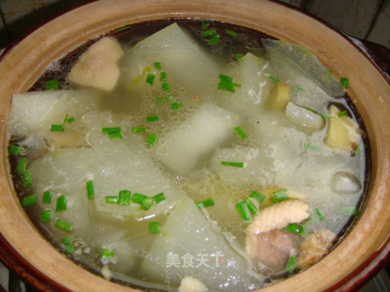 Salted Duck and Winter Melon Soup recipe