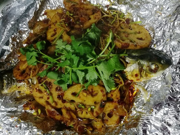 Grilled Live Fish in Casserole recipe