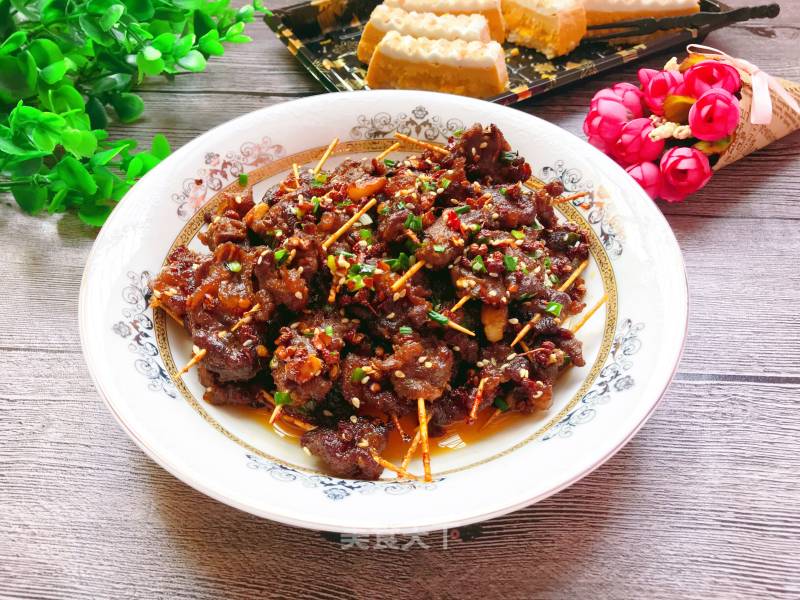 Toothpick Beef recipe