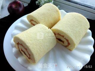 Strawberry Jam Cake Roll recipe