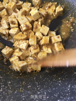 "food Scraps to Make A Big Meal" Shrimp Yellow Tofu recipe