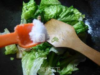Stir-fried Pork Belly with Lettuce recipe