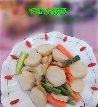 Pleurotus Eryngii with Pickled Pepper recipe