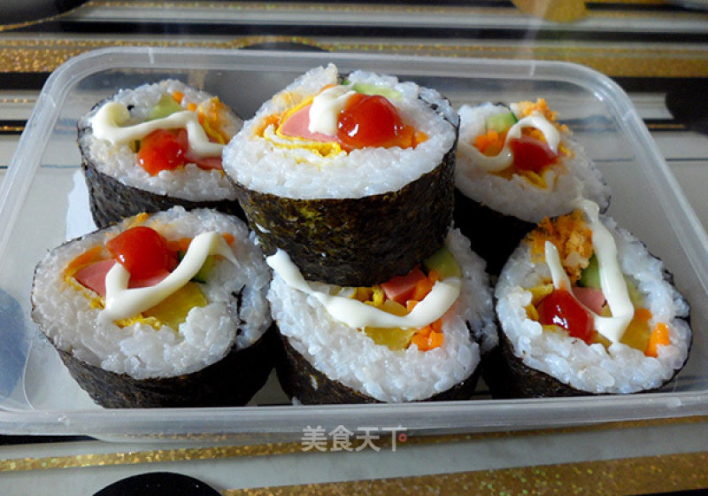 Homemade Delicious Sushi recipe