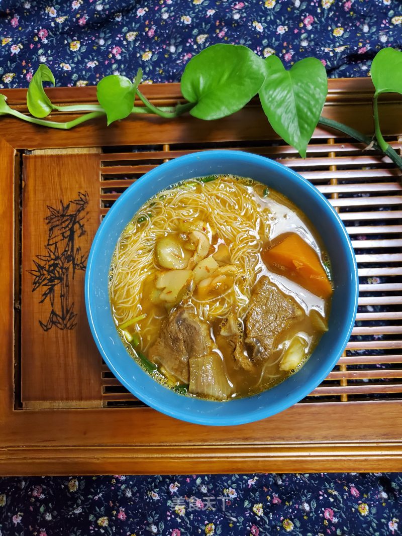 Braised Beef Soup Noodles recipe