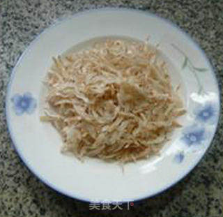 Stir-fried Rice White with Shrimp Skin with Pickled Vegetables recipe