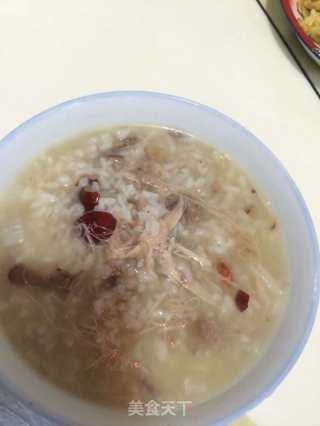 Shredded Chicken, Red Dates and Yam Congee recipe