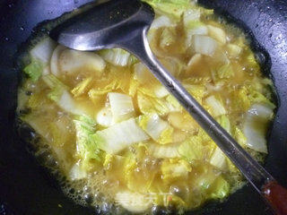 Curry Baby Cabbage Rice Cake Soup recipe