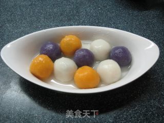 Three-color Glutinous Rice Balls recipe