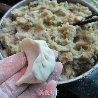 Dumplings Stuffed with White Radish recipe