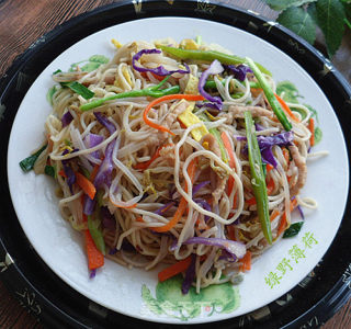 Fried Noodles with Assorted Vegetables recipe