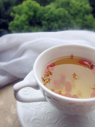 Chinese Wolfberry Osmanthus Tea with Rock Sugar recipe