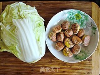 Braised Cabbage with Chestnuts recipe