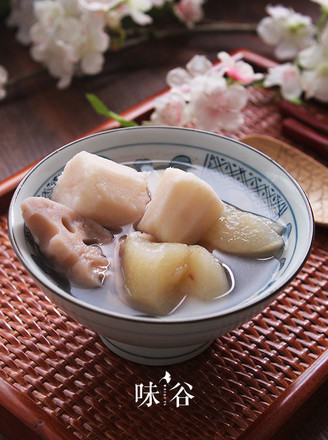Pear, Lotus Root and Water Chestnut Soup recipe