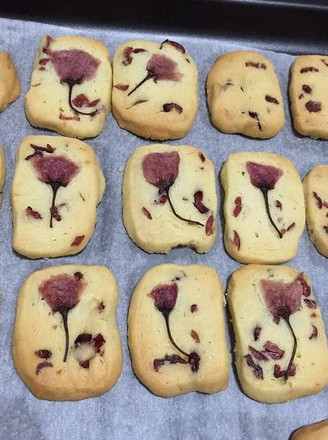 Sakura Cranberry Cookies recipe