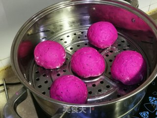 Dragon Fruit and Chestnut Bun recipe