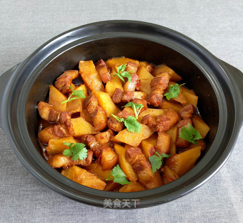 Pork Belly Stew with Potatoes recipe