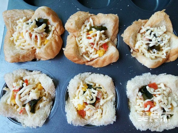 [jasmin Fun Baking] Fresh Shrimp and Fish Pan Mee Toast recipe