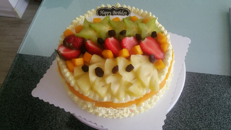 Caramelized Pineapple Fruit Cake recipe