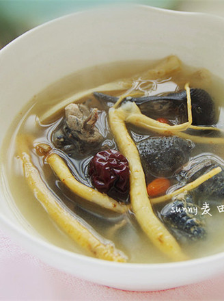 Angelica and Astragalus Black Chicken Soup