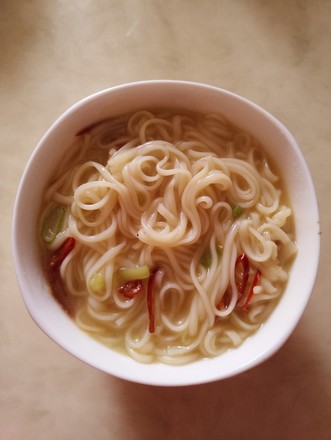 Homemade Hot Noodle Soup