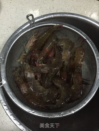 【yiwu】fried Shrimp with Douban Scallion Fragrant recipe