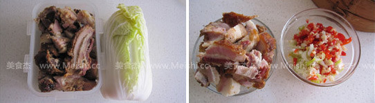 Crispy Roast Pork with Steamed Cabbage recipe