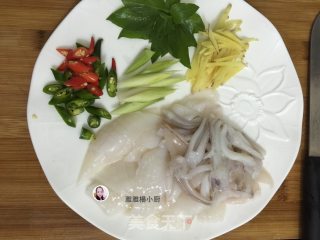 Stir Fried Squid Flower recipe