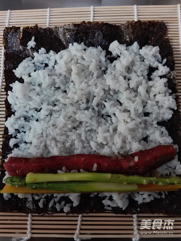 Sausage and Seaweed Rice recipe