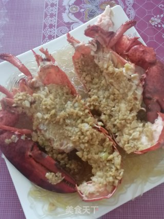 Steamed Lobster with Garlic recipe