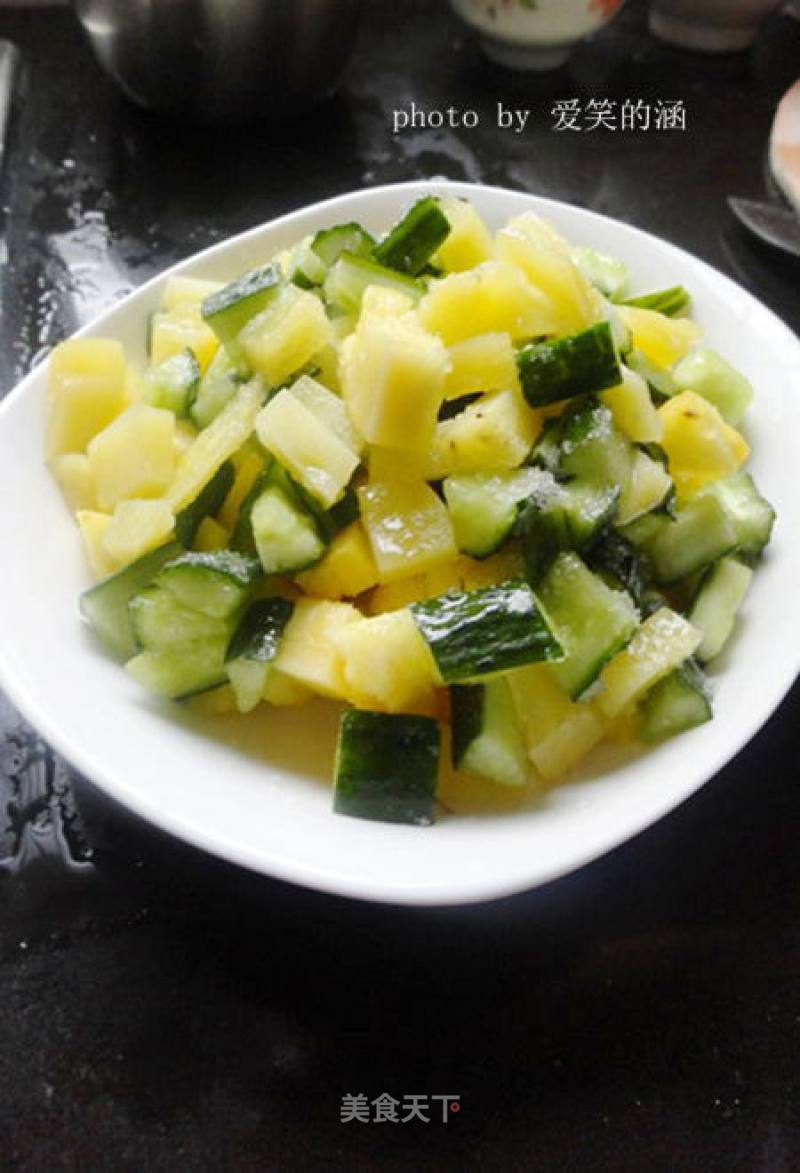 [cold Pineapple and Diced Potatoes] recipe