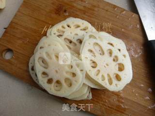 Bacon Lotus Root Slices recipe