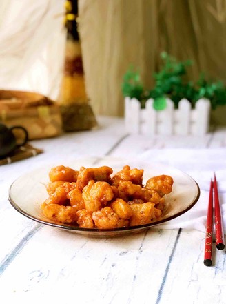 Sweet and Sour Fish Nuggets recipe