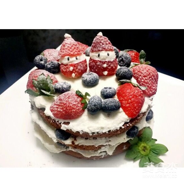 Christmas Cute Naked Cake recipe