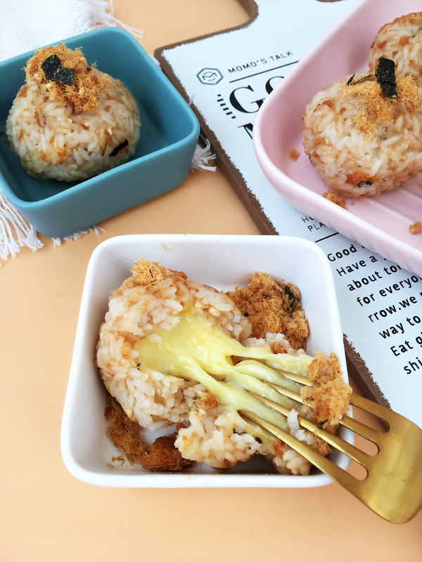 Pork Floss Germ Rice Rice Ball recipe