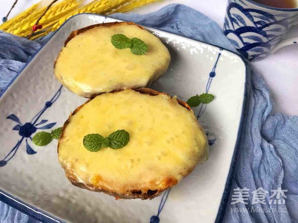 Baked Sweet Potatoes with Cheese recipe