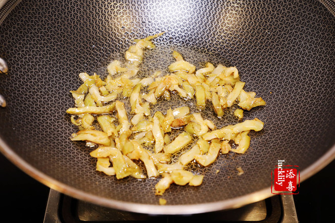 [tianxi’s Kitchen] Fried Mustard and Bean Sprouts recipe