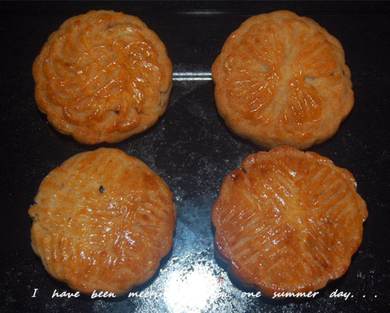 Five-core Moon Cakes (without Inverted Syrup, Not Cantonese Style) recipe