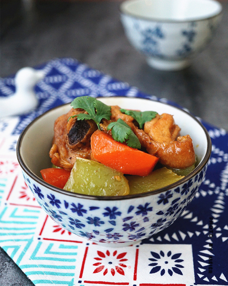 [northeast] Roasted Chicken Drumsticks with Lettuce and Carrot recipe