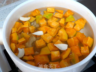 Moisturizing Ningxin Drops [pumpkin Lily Sweet Soup] recipe