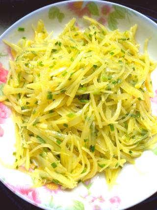 Scallion Potato Shreds recipe