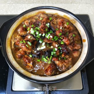 Braised Yuba with Spare Ribs recipe