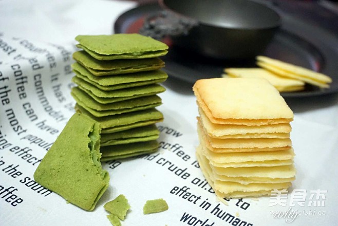 Matcha, Bai Qiao Double Flavor Lovers Biscuits recipe