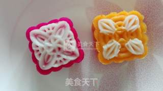 #新良第一节烤大赛#colorful Snowy Mooncakes recipe