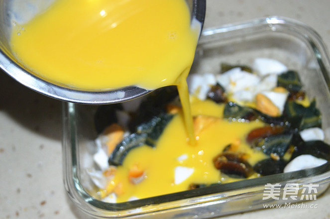 Three-color Steamed Egg recipe