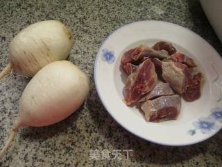 Radish Soup with Cured Duck Legs recipe