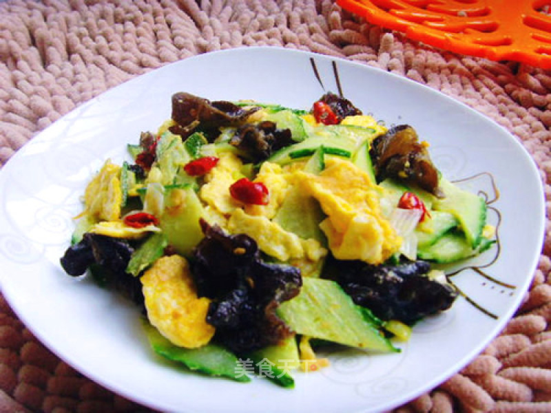 Vegetarian Version of Mushu Meat. recipe