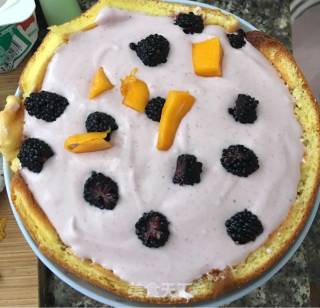 Fresh Fruit Dome Cake recipe
