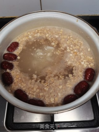 Oatmeal with Yam and Red Dates recipe