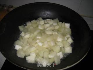 Grilled Pomelo Peel with Mushroom Pork Slices recipe